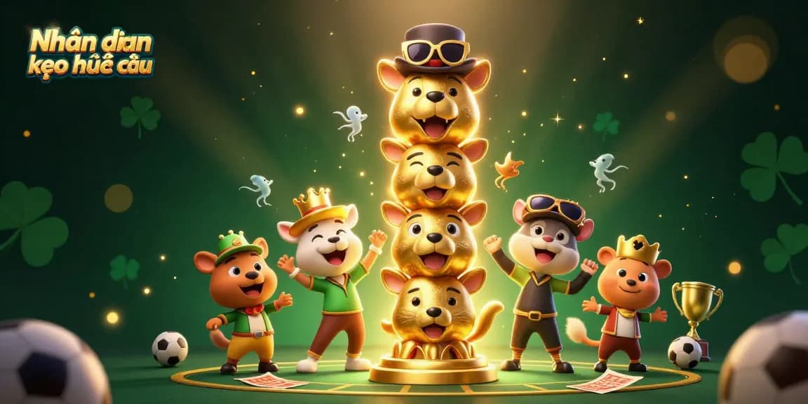 Engage with Nhận định kèo nhà cái in this vibrant sports betting illustration, showcasing dynamic elements and expert strategies.