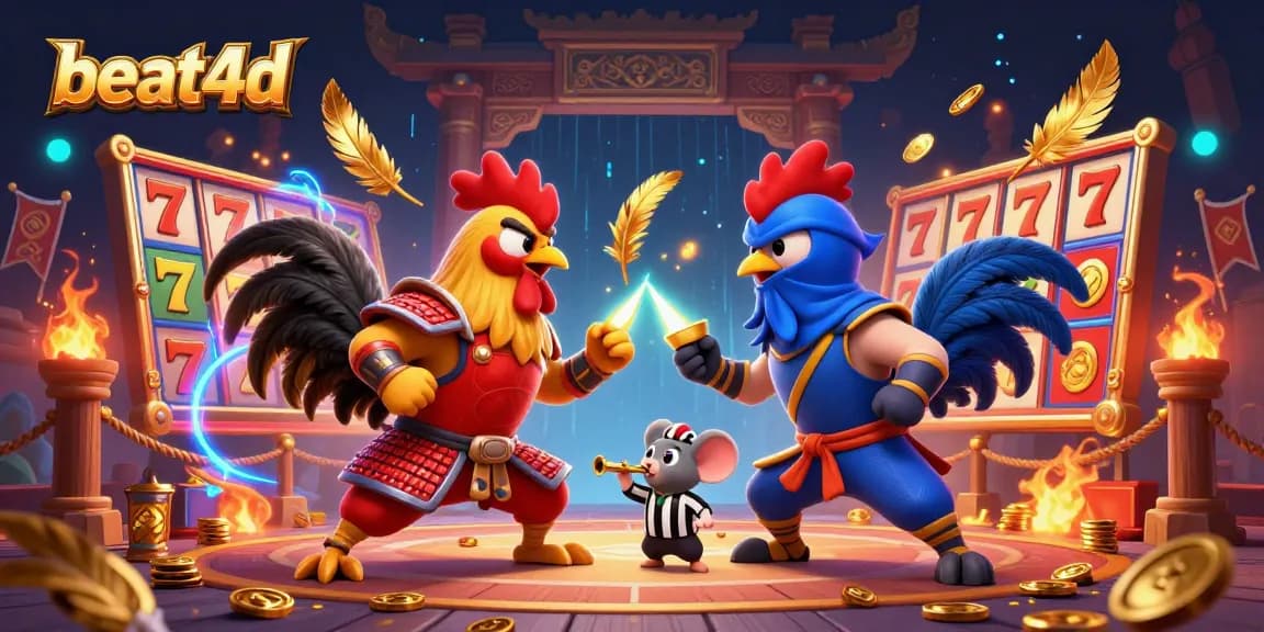 Beat4D's thrilling slot gameplay features epic battles and dynamic game elements. Experience the excitement!