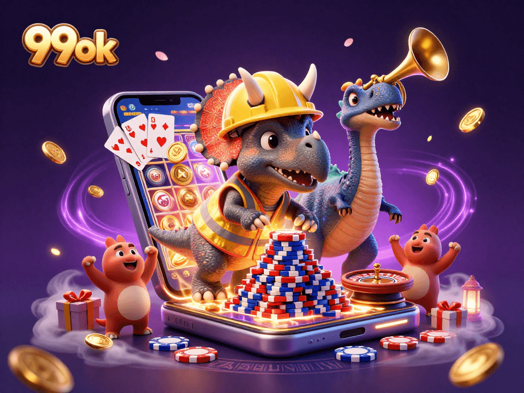 Engage in thrilling gameplay at 99ok with colorful slot games and celebrations.