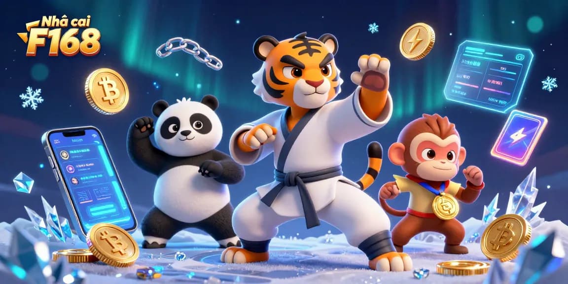 Engage with Nhà cái F168 and explore vibrant casino gaming with fun characters and dynamic elements.