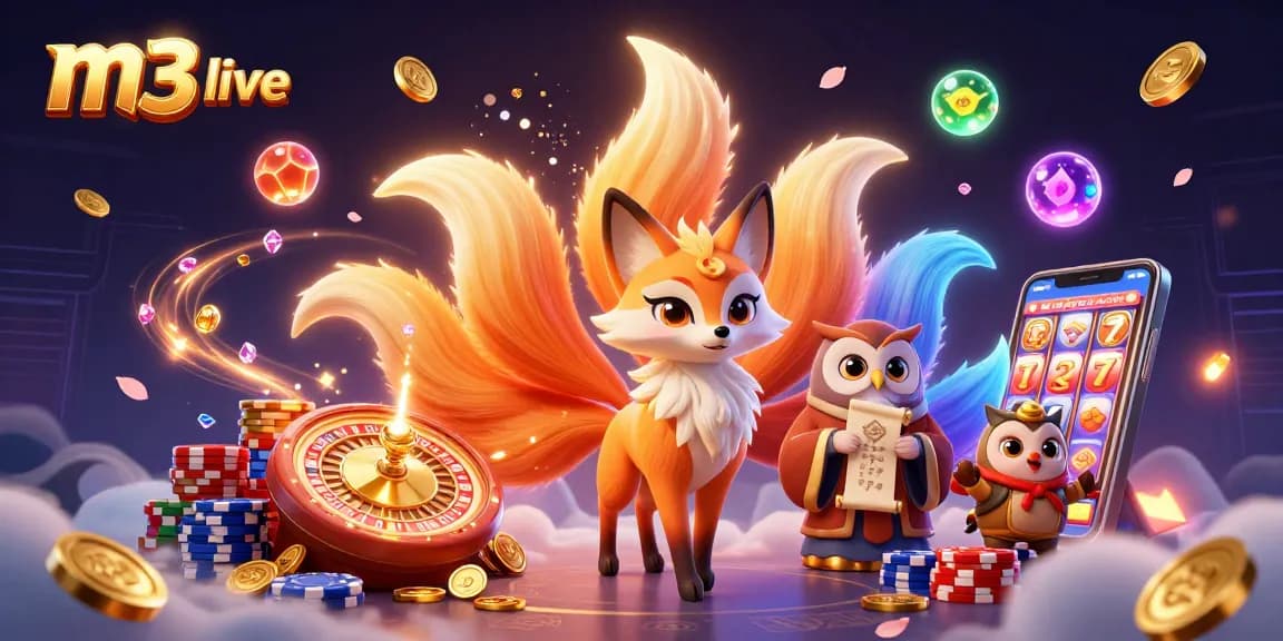 Experience the excitement of m3 live with dynamic casino elements, showcasing vibrant characters and rich graphics.