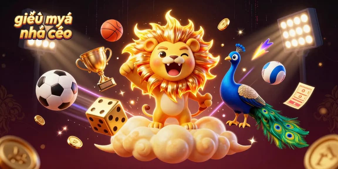 Engage with the exciting scene of giải mã nhà cái, featuring dynamic sports balls and shimmering energy elements