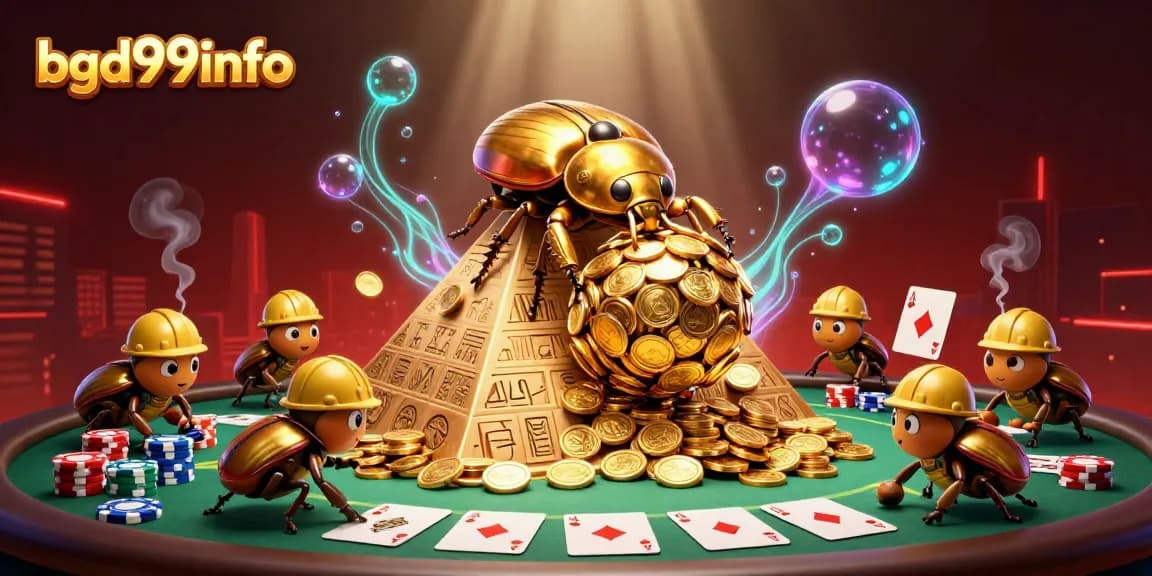 Experience thrilling betting with bgd99info as you visualize golden beetles in action.