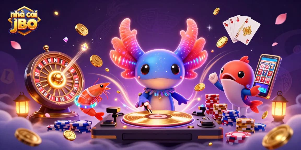 Experience thrilling gaming at nhà cái jbo with vibrant characters and dynamic casino elements.