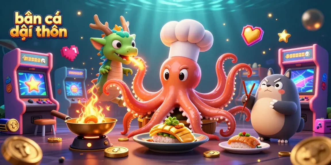 Experience the excitement of bắn cá đổi thưởng with dynamic characters and arcade games