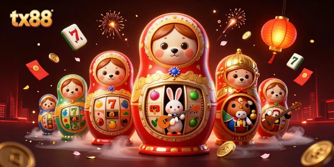 Engage with vibrant tx88 casino illustrations featuring lively characters and exciting game elements.