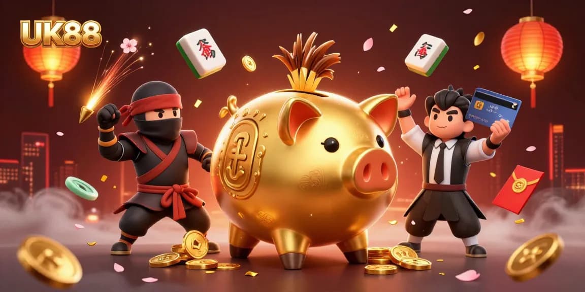 Engage with UK88's thrilling gaming world featuring dynamic characters and rich casino elements.