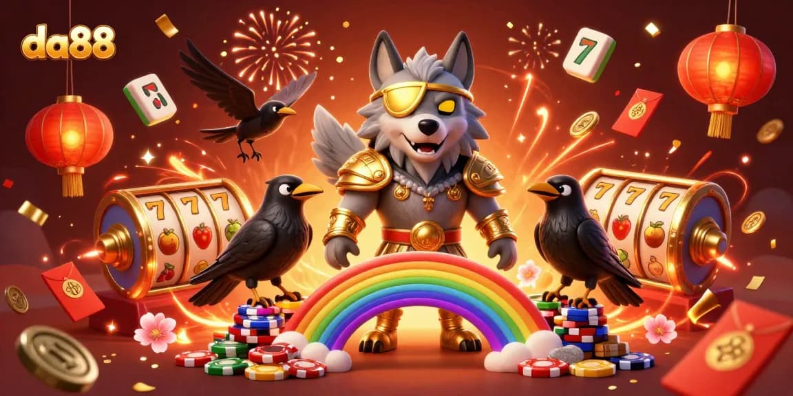Engage with da88 as Odin commands the casino realm with impressive symbols and festive elements.