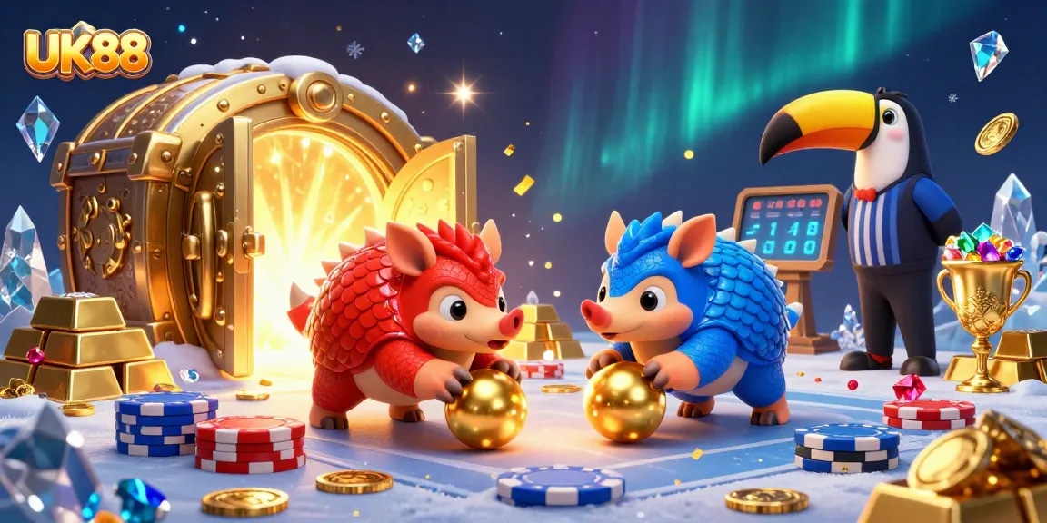Join the excitement of UK88 as pangolins rival in a vibrant casino showdown!