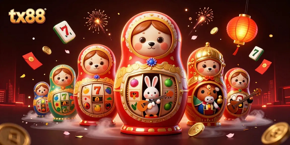 Engage with vibrant tx88 casino illustrations featuring lively characters and exciting game elements.