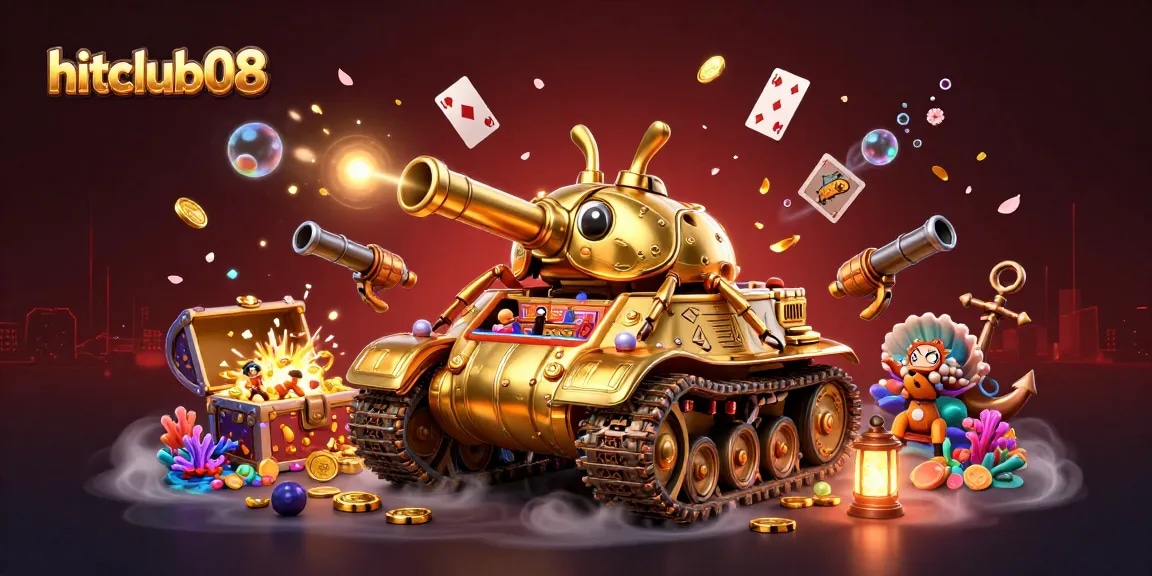Join the excitement at hitclub08 with a vibrant casino scene revealing a miniature gaming adventure.