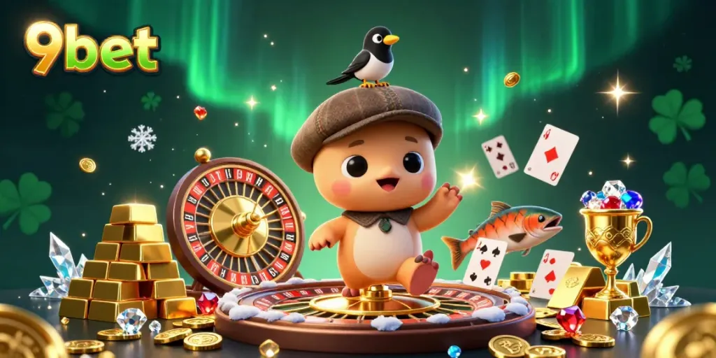 Win big today with 9bet at a lively live casino featuring iconic characters.