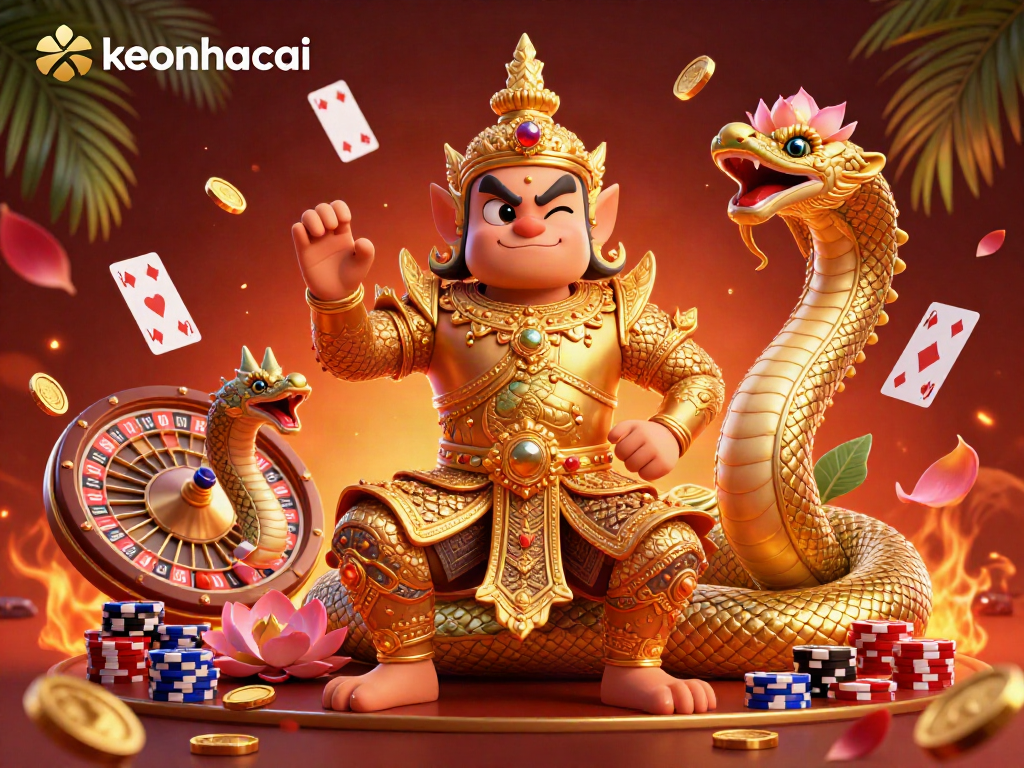 Interact with the exciting keonhacai world of gambling through dynamic casino elements and 3D characters.